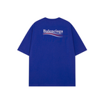 T-Shirt Balenciaga Blue Political Logo
