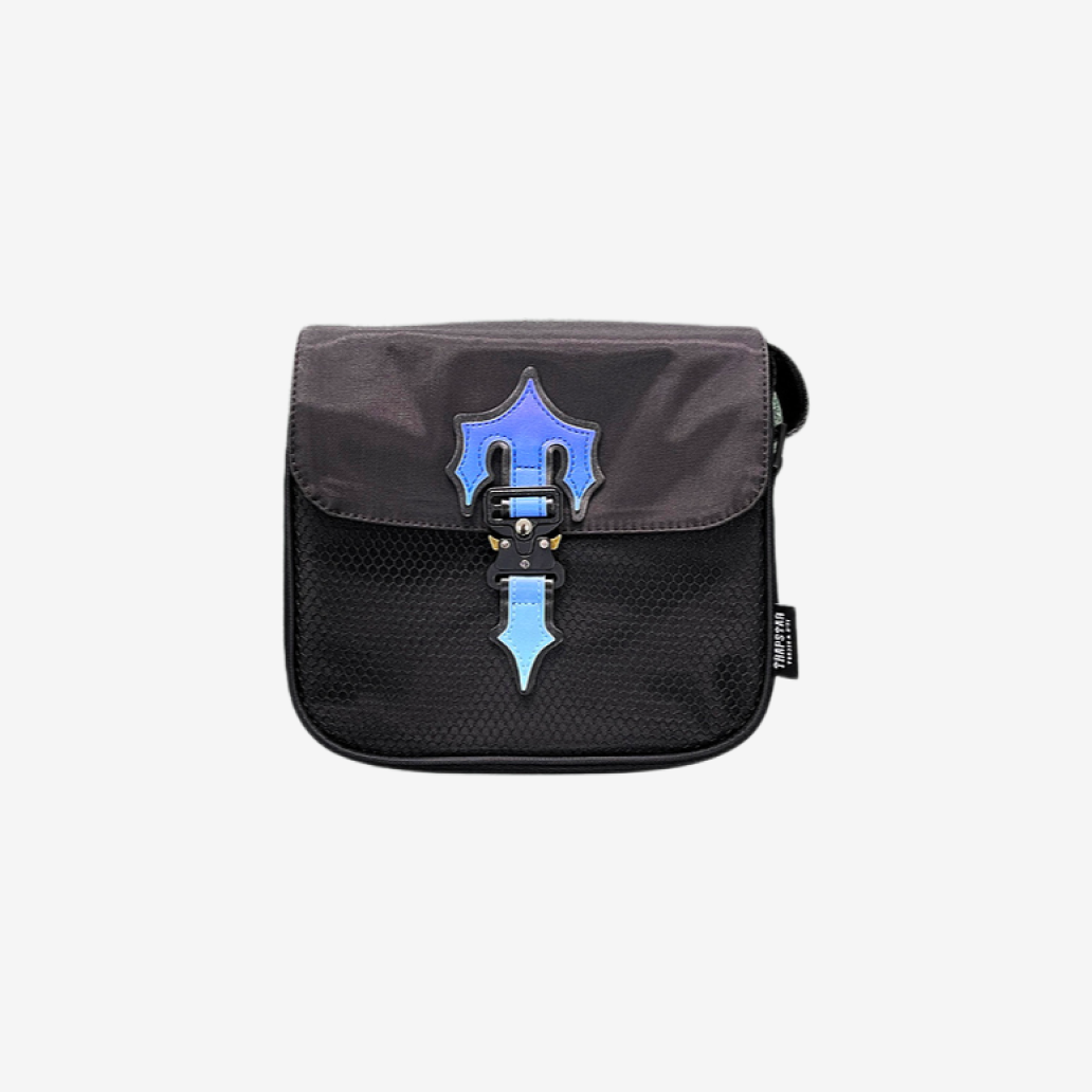 Trapstar Irongate 2.0 T Cross Body Bag Black & Blue Gradient
