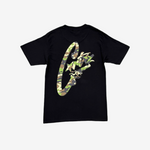 T-Shirt Corteiz Camo Gunslinger Black