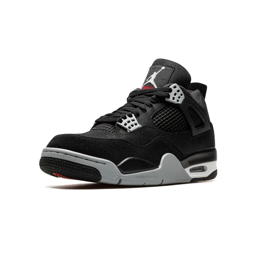Nike Air Jordan 4 Black Canvas