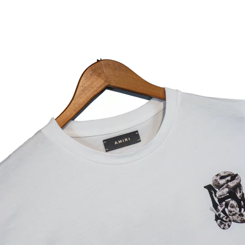 T-Shirt Amiri White Snake