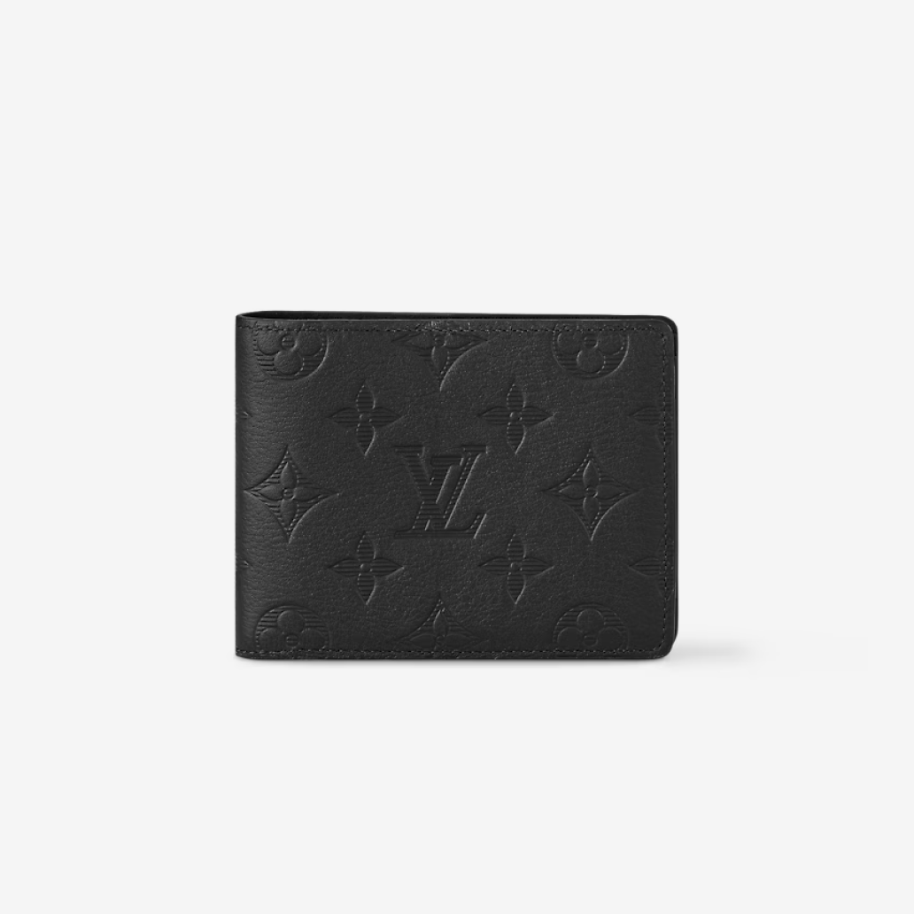 Louis Vuitton Bi-fold Wallet in Monogram Shadow Black