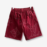 Louis Vuitton Monogram Red Shorts