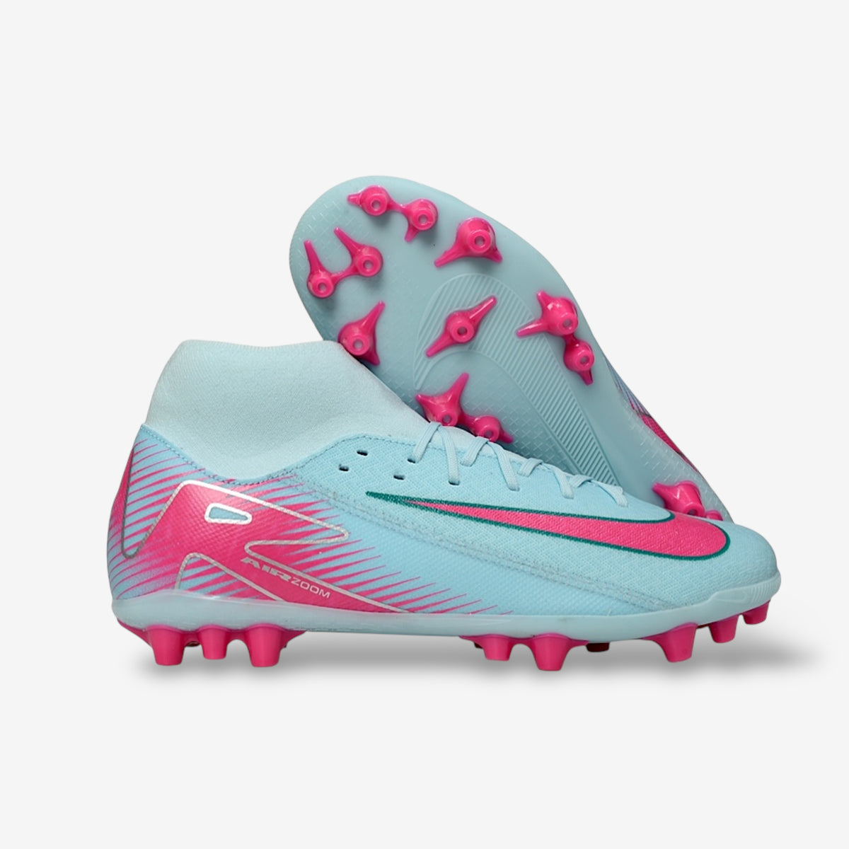 Nike Mercurial Superfly 9 Academy TF “Fast Pack” – Barely Blue/Pink Blast/Black