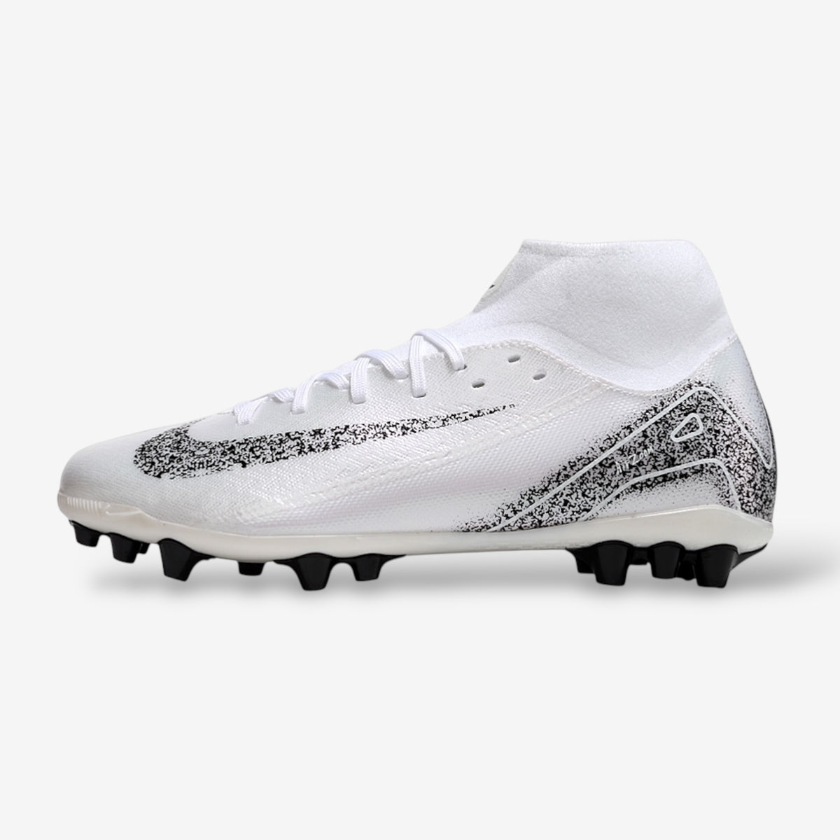 Nike Mercurial Superfly 9 Academy TF “White/Black/Particle Grey” (Safari Pack)