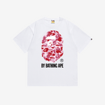T-Shirt A Bathing Ape White & Pink