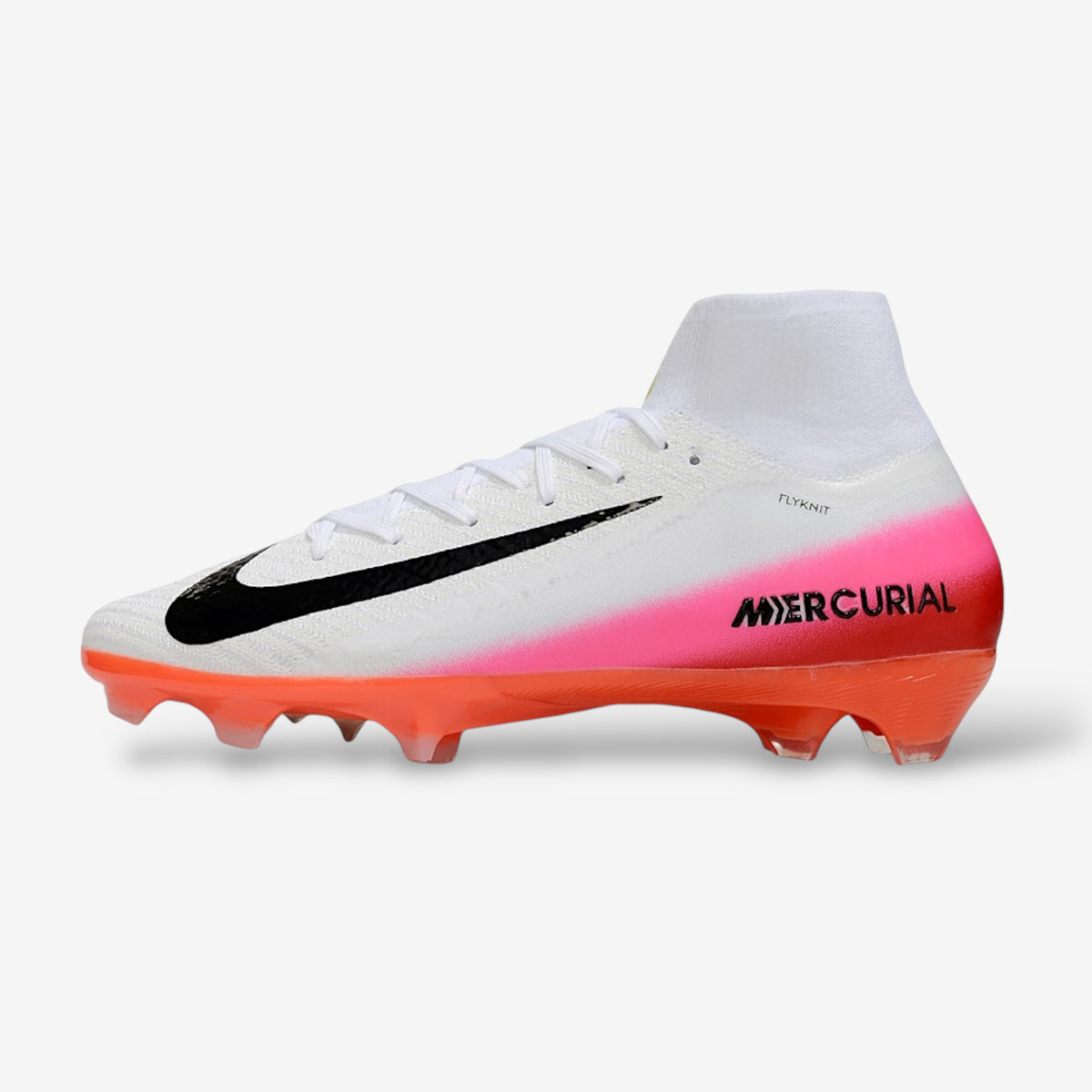 Nike Mercurial Superfly 9 Academy FG “Pink Fade” – White/Pink/Orange/Black