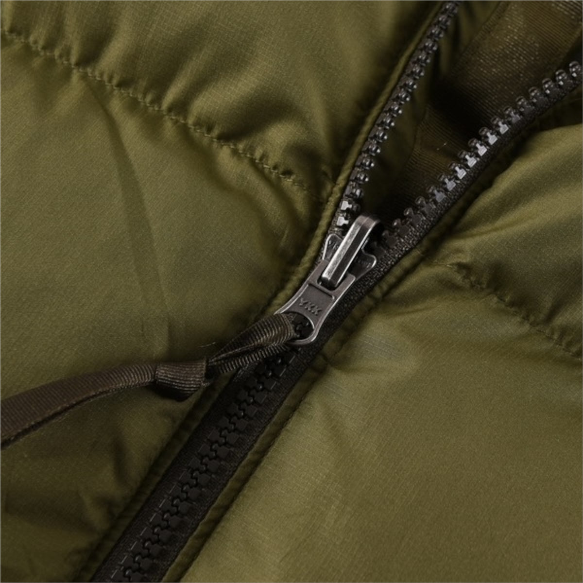 The North Face 1996 Retro Nuptse Jacket – Olive green with dark olive upper panel.