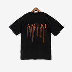 T-Shirt Amiri Black Spray Paint Logo