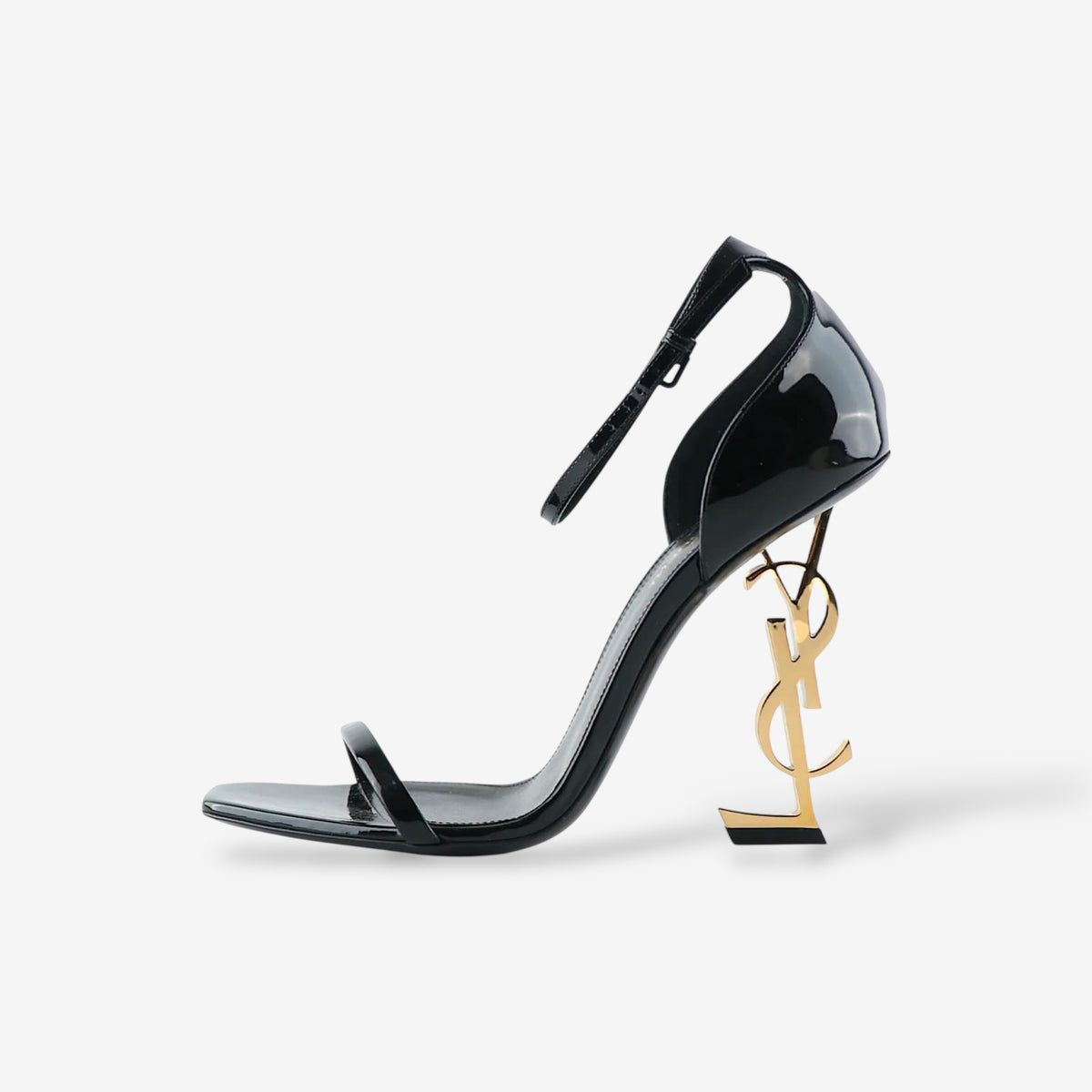 Saint Laurent - Opyum sandals in black leather