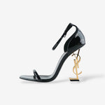 Saint Laurent - Opyum sandals in black leather