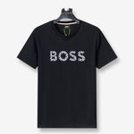 Hugo Boss Patterned Logo Black