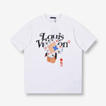 Louis Vuitton Flower Bear White Tee