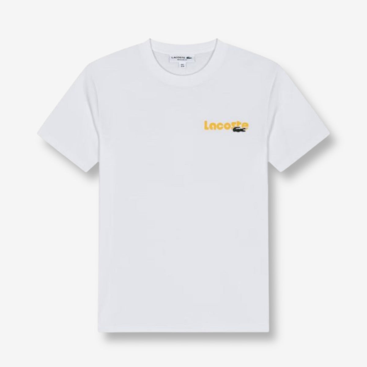 Lacoste Yellow Logo White