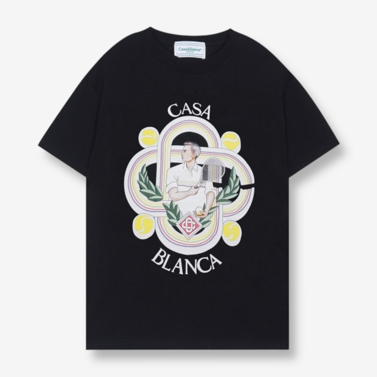 Casablanca Tennis Graphic T-Shirt