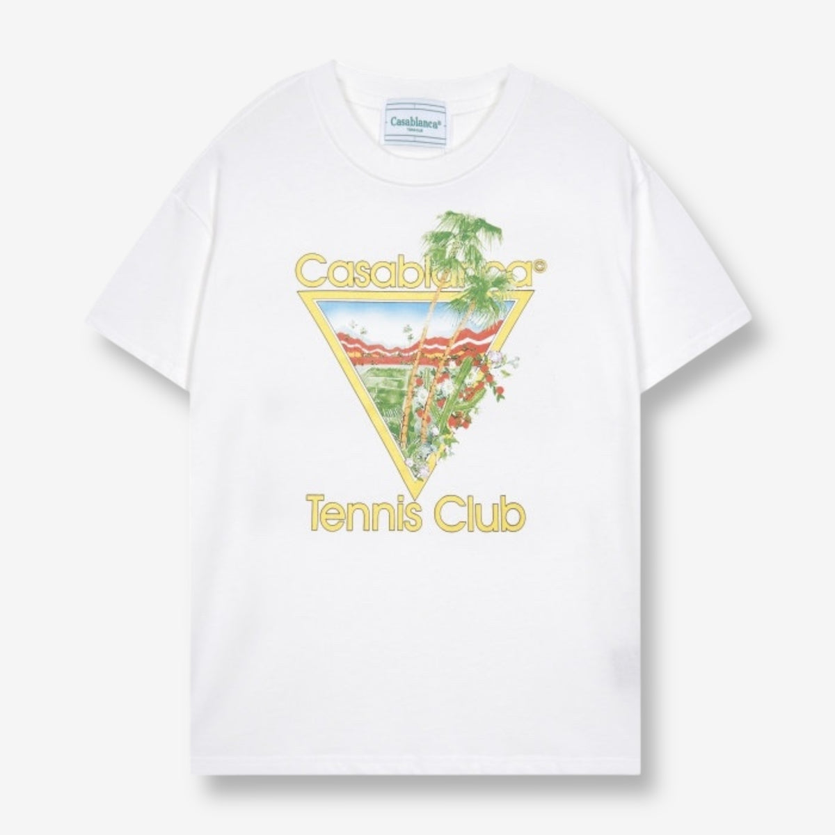 Casablanca Tennis Club Graphic White T-Shirt