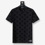 Dolce & Gabbana All Over Logo Black T-Shirt