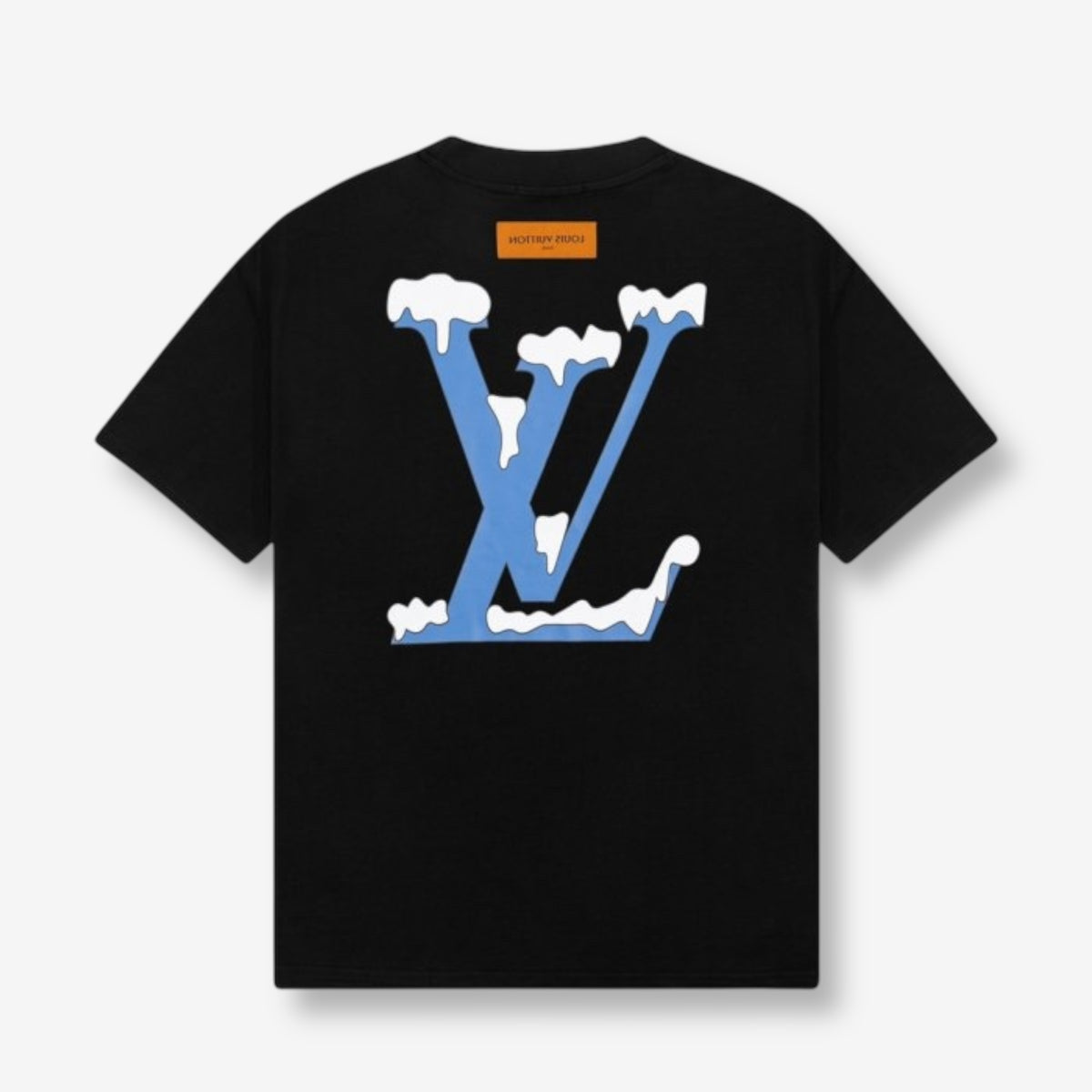 Louis Vuitton Blue LV Snow Black T-Shirt