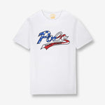 Polo Ralph Lauren USA Flag Logo White T-Shirt