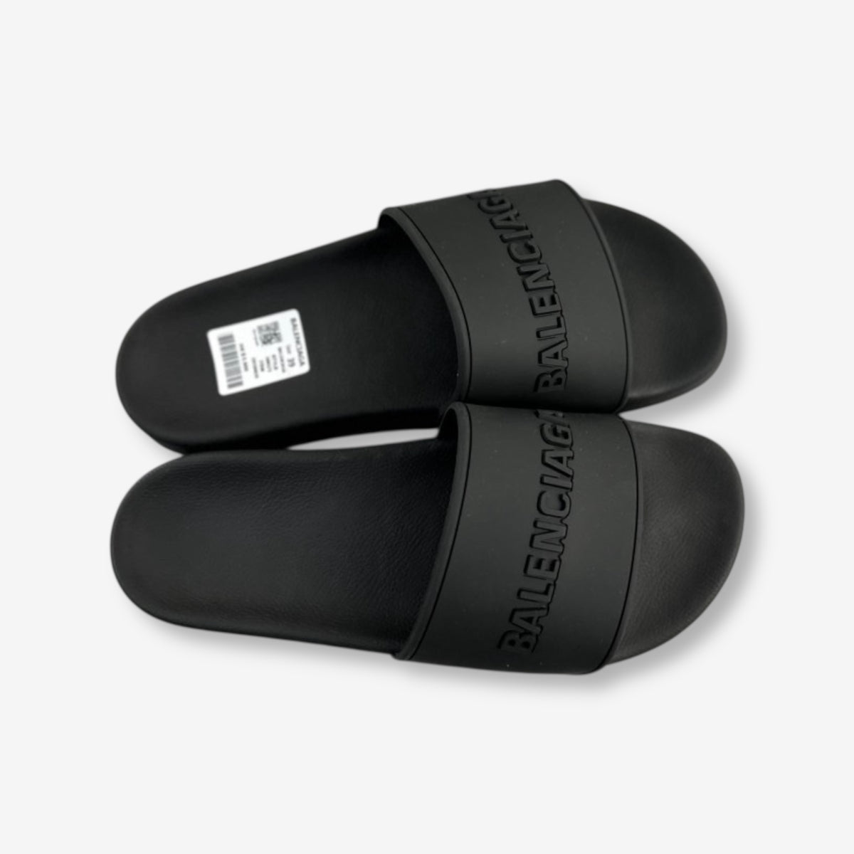 Balenciaga Black Slides
