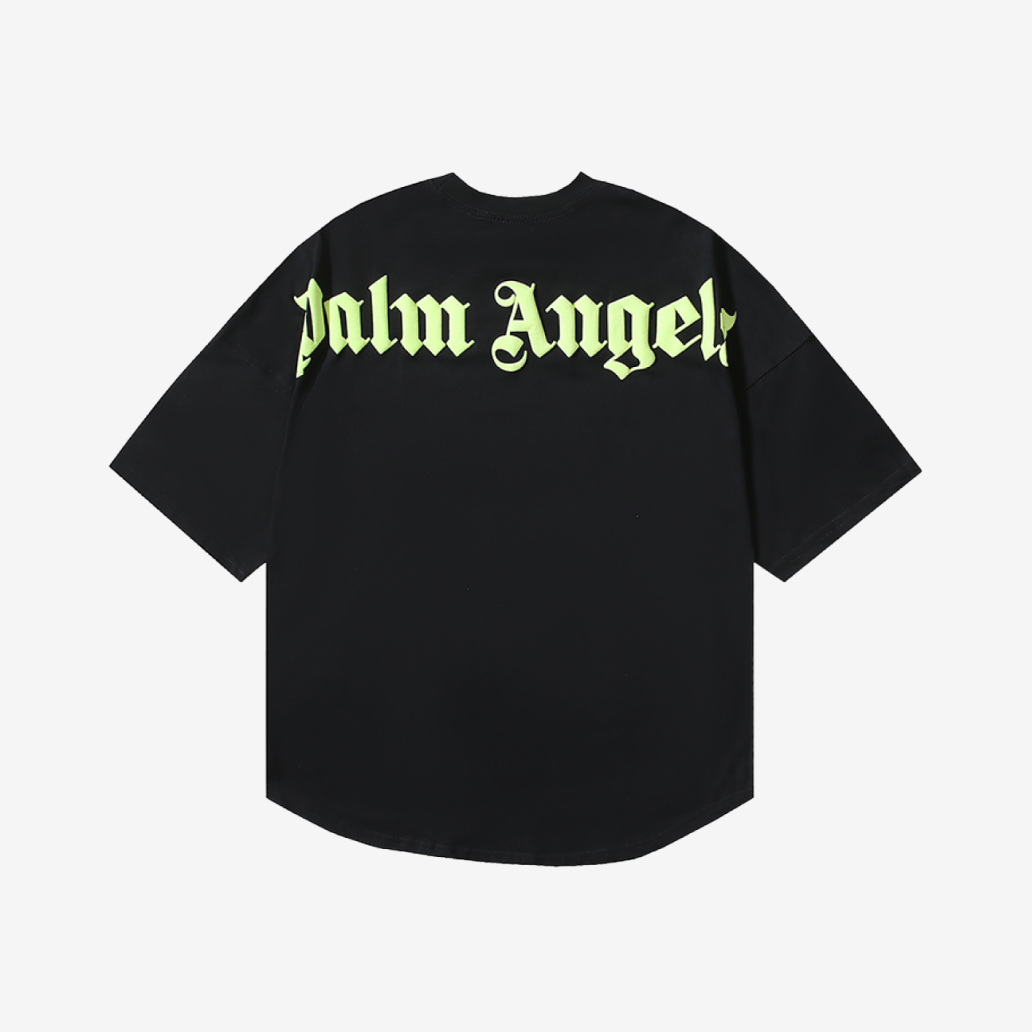 T-Shirt Palm Angels Oversize Black & Green