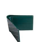 Goyard Green Goyardine Coated Canvas Victoire Wallet