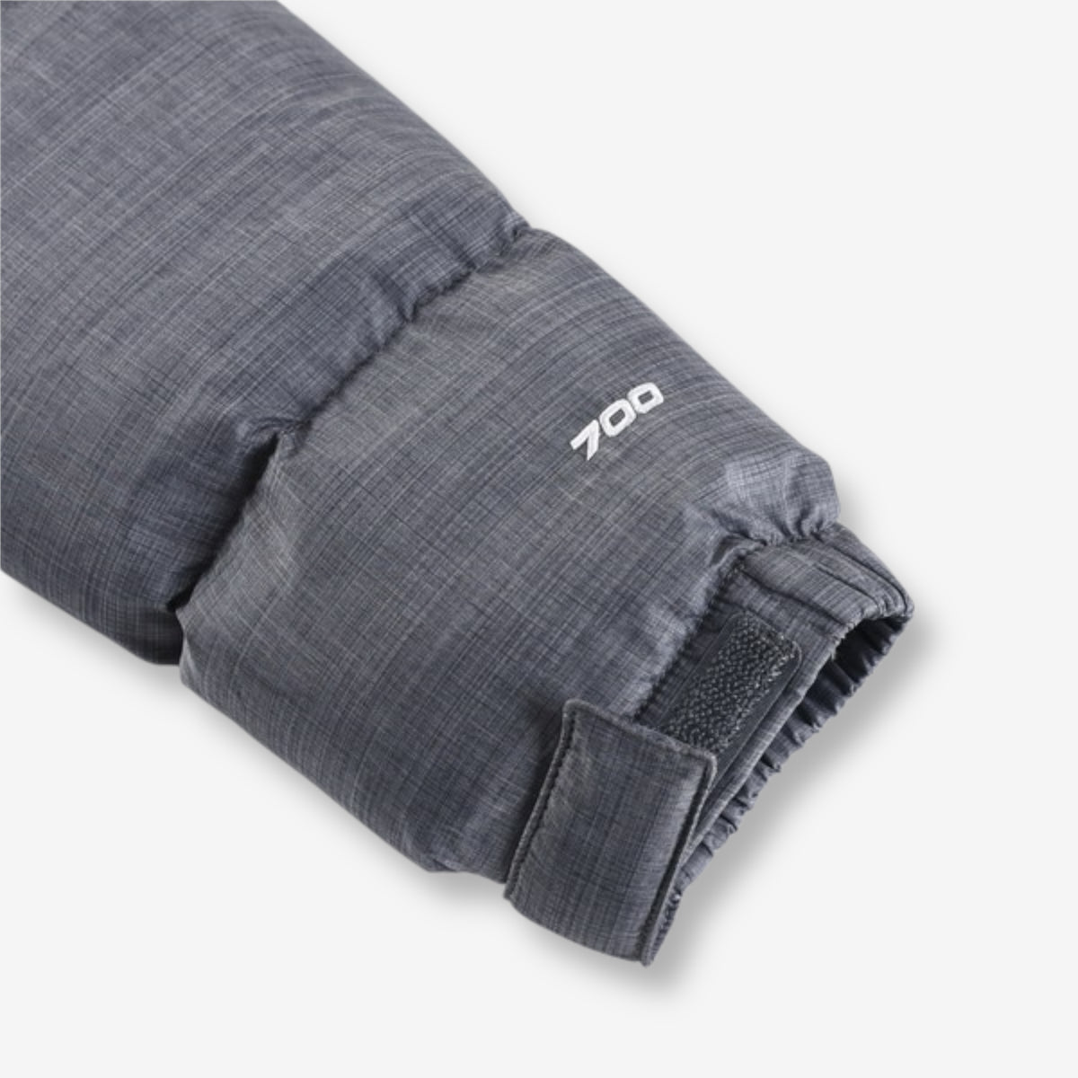 The North Face 1996 Retro Nuptse Jacket – Heather gray with black upper panel