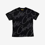 T-Shirt Corteiz Alcatraz Full Print Black