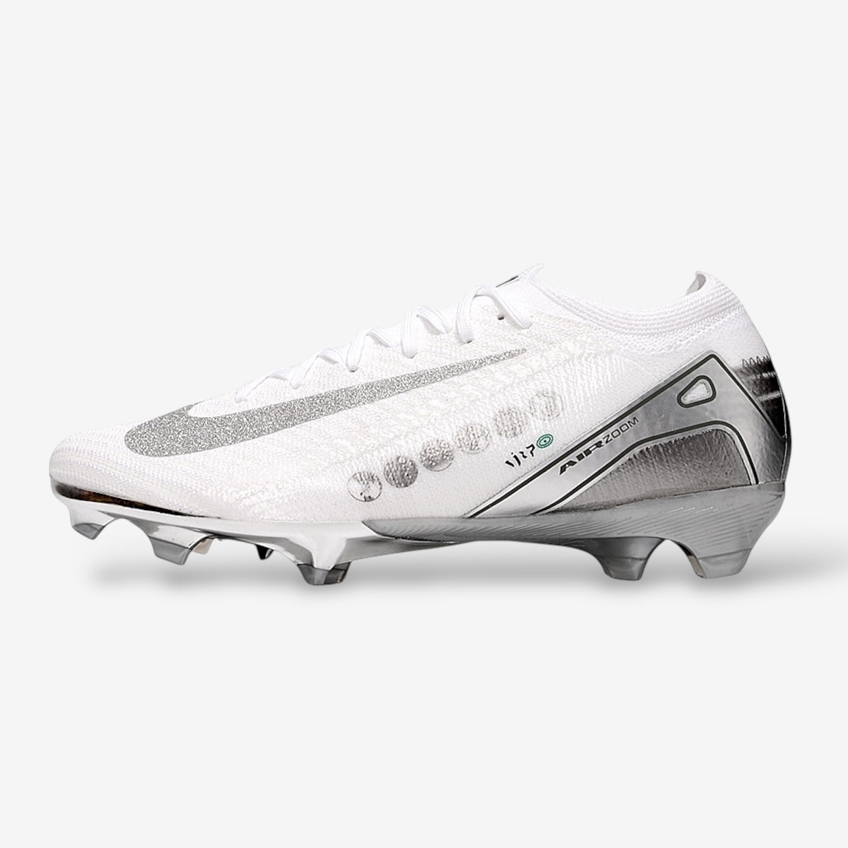 Nike Air Zoom Mercurial Vapor 15 Elite FG “White/Chrome”