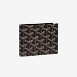 Goyard Black Goyardine Coated Canvas Victoire Wallet