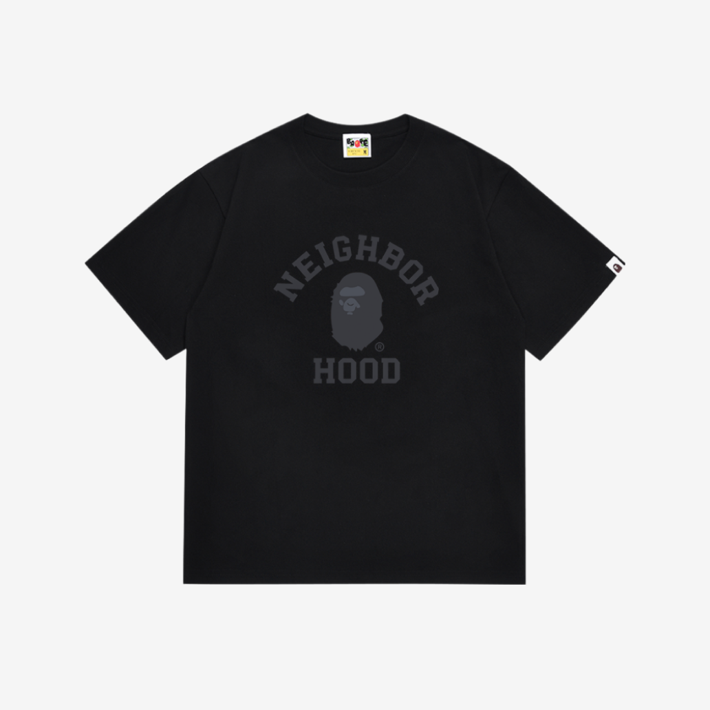 T-Shirt A Bathing Ape Black Neighbor Hood