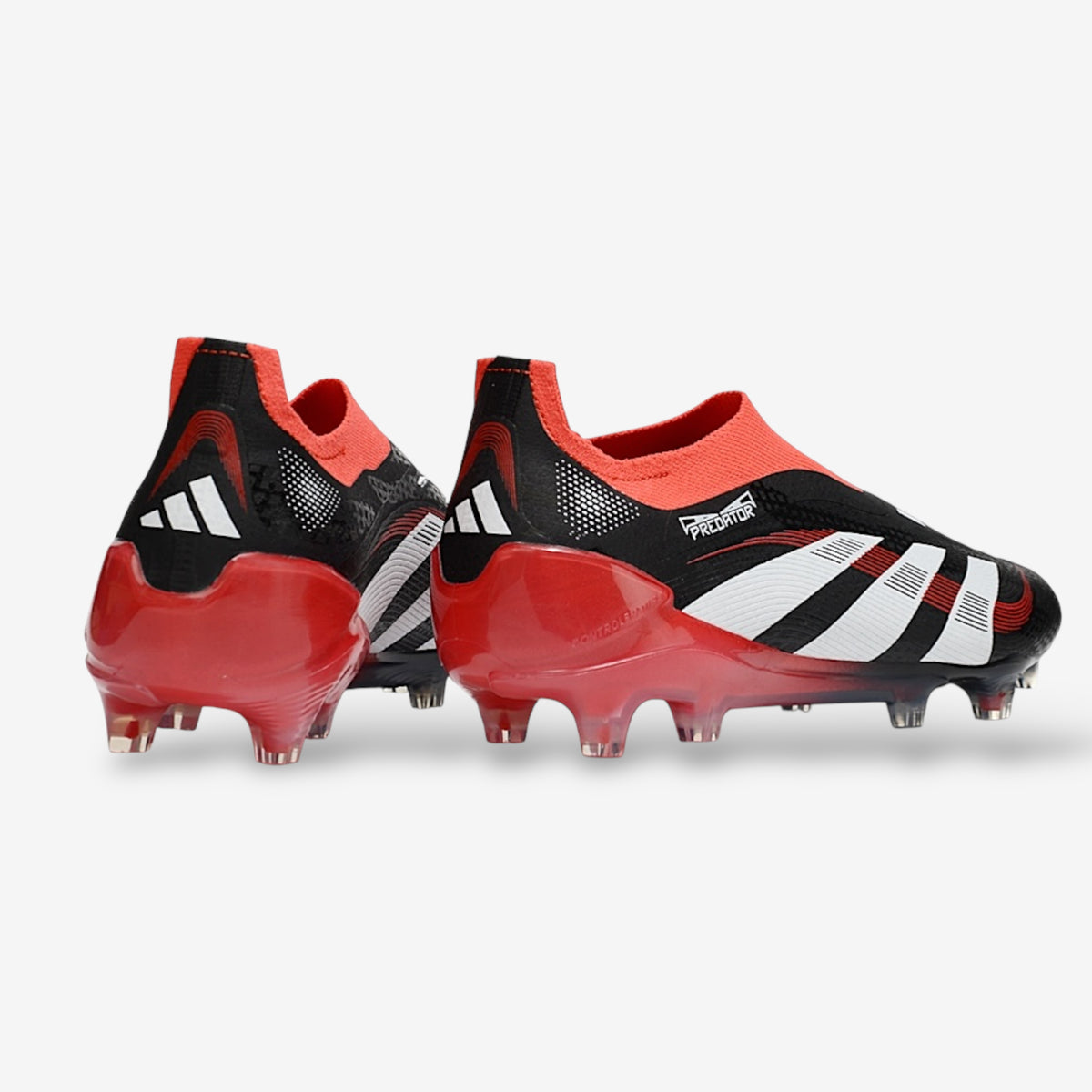Adidas Predator Accuracy+ FG “Black/White/Solar Red”