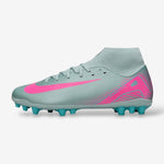 Nike Mercurial Superfly 9 Academy TF “Peak Ready” – Light Silver/Pink Blast/Blue Lightning