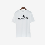 T-Shirt Moncler Logo Print Cotton White