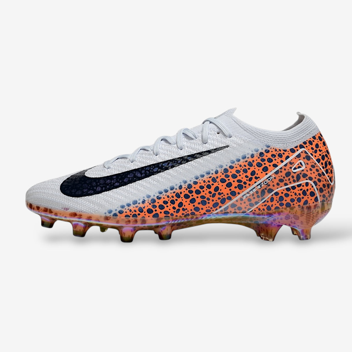 Nike Air Zoom Mercurial Vapor 15 Elite FG “Leopard Safari Pack – White/Orange”