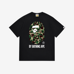 T-Shirt A Bathing Ape Black Military
