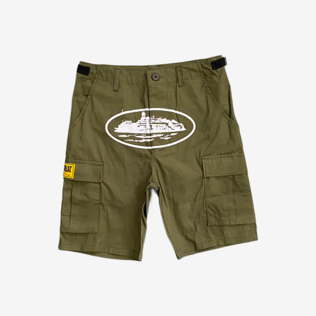 Corteiz 2.0 Cargo Shorts Green