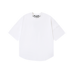 T-Shirt Palm Angels Oversize White & Pink