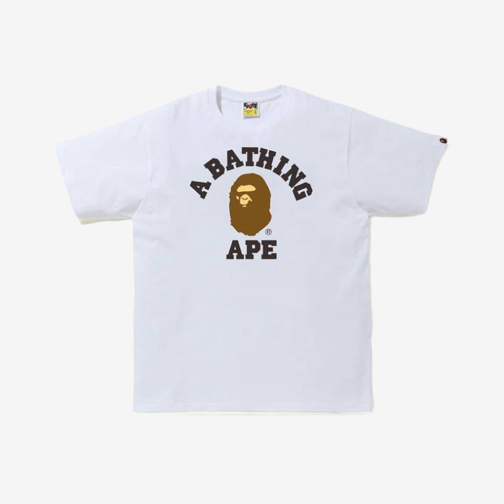 T-Shirt A Bathing Ape White ABA