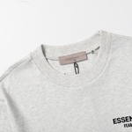 T-Shirt Essentials Fear Of God Light Grey Logo Tee