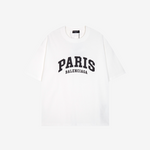 T-Shirt Balenciaga White Paris Logo