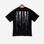 T-Shirt Amiri Black Paint Drip Core Logo
