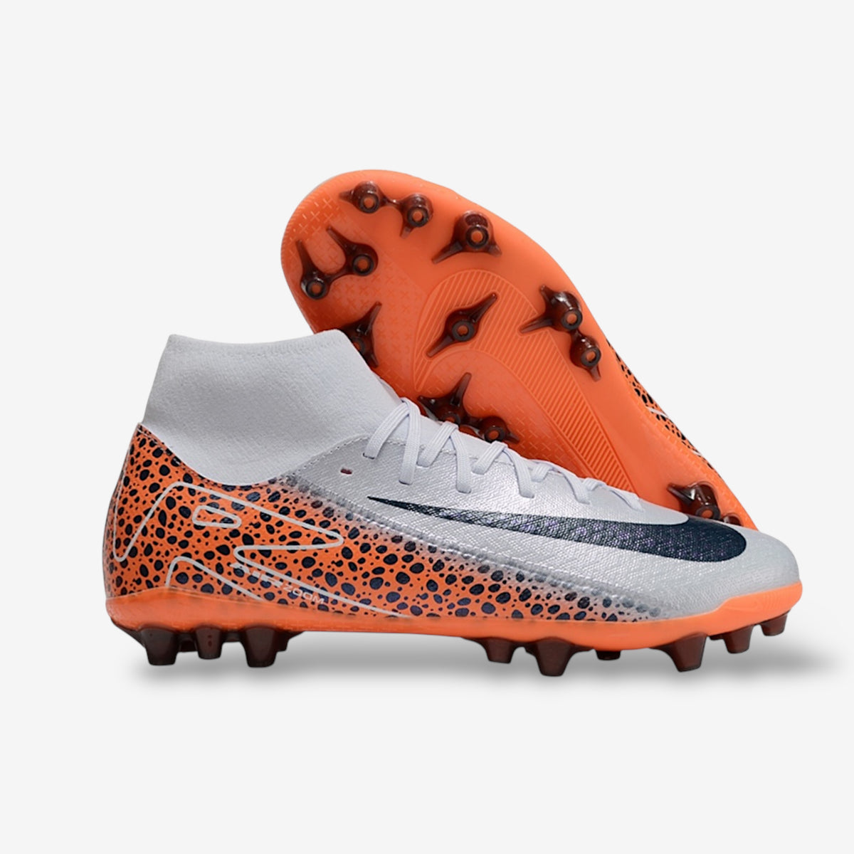 Nike Mercurial Superfly 9 Academy TF “MDS 007” – Metallic Silver/Black/Total Orange