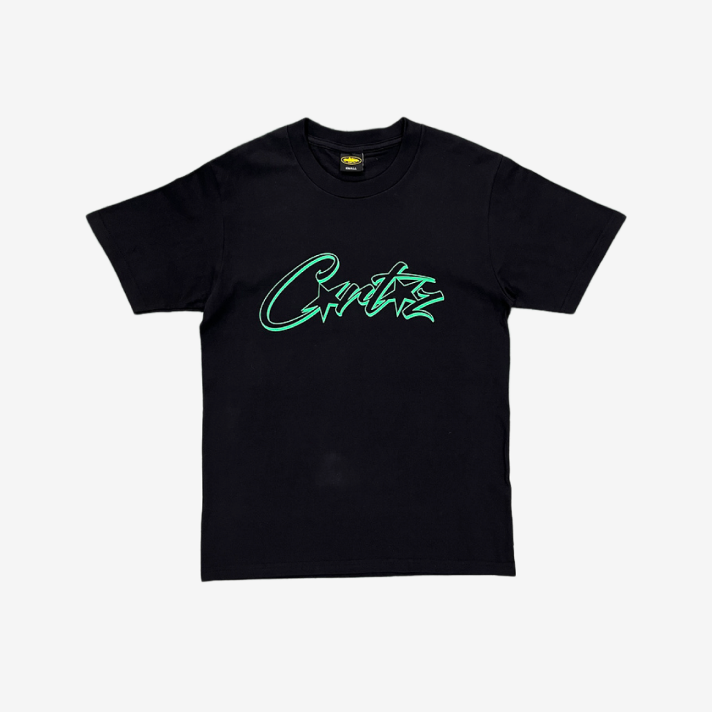 T-Shirt Corteiz Allstarz Black Green
