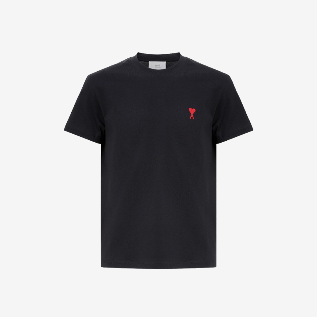 T-Shirt Ami Paris Black & Red Logo