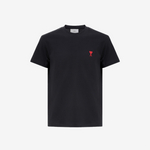 T-Shirt Ami Paris Black & Red Logo