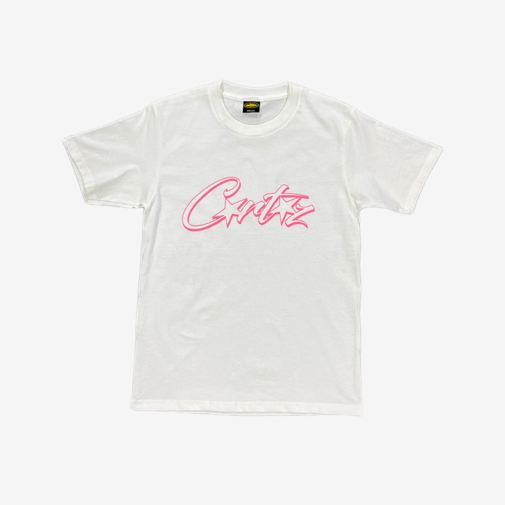 T-Shirt Corteiz All-Star Tee Pink & White
