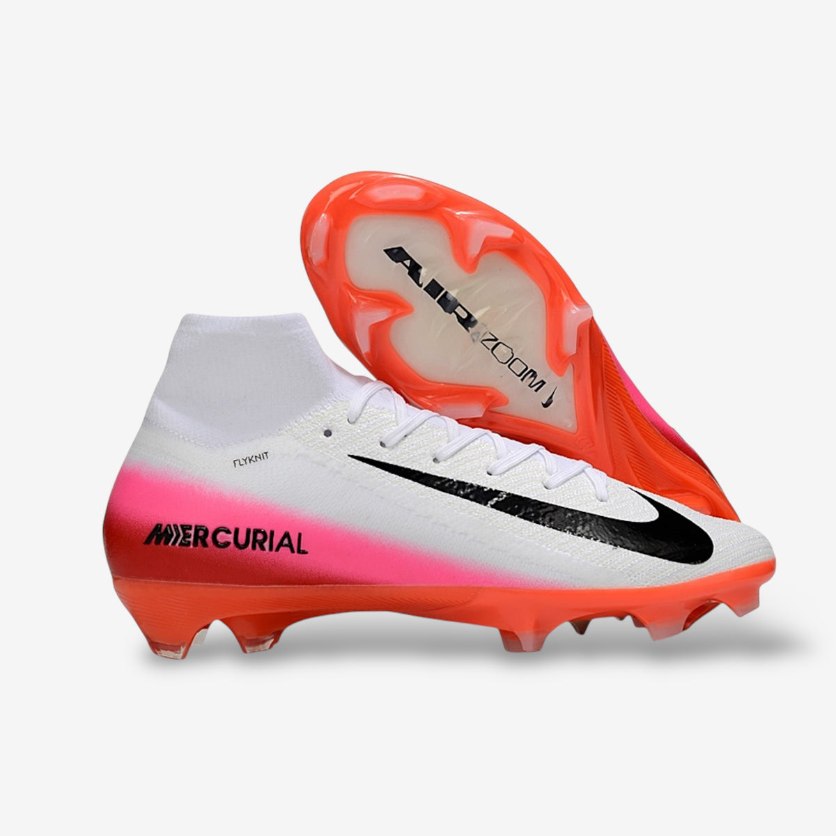 Nike Mercurial Superfly 9 Academy FG “Pink Fade” – White/Pink/Orange/Black