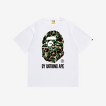 T-Shirt A Bathing Ape White Camo