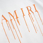 T-Shirt Amiri White Spray Paint Logo